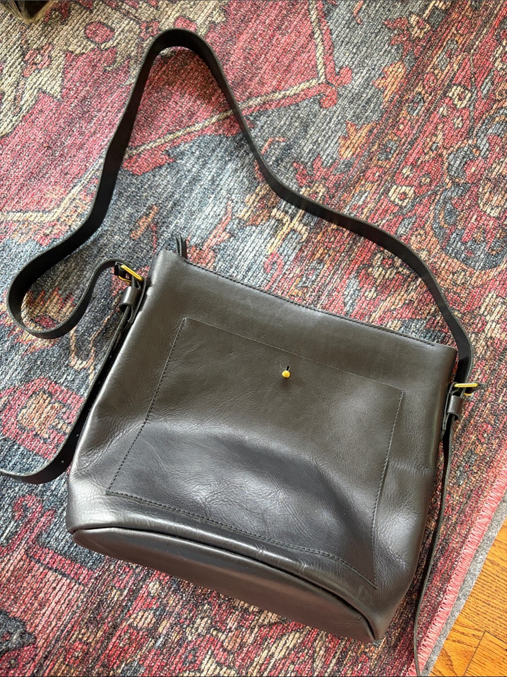 Madewell Black Bucket Bag